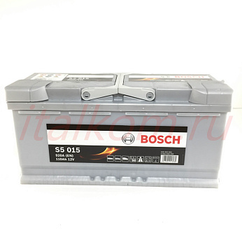 0092S50150 Bosch аккумулятор BOSCH S5 SILVER PLUS 12V 110AH 920A ETN 0(R+) 0092S50150